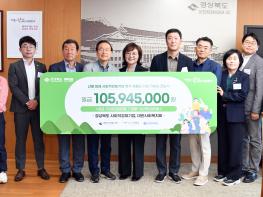 경북 사회적경제기업, 산불 피해복구 성금 전달 기사 이미지